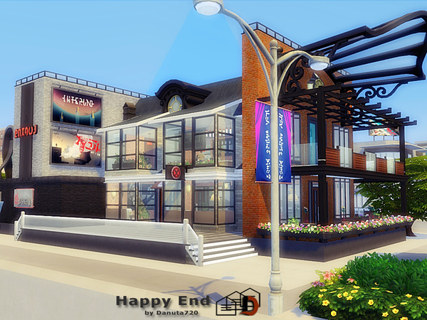 Sims 4 Happy End restaurant by Danuta720 at TSR