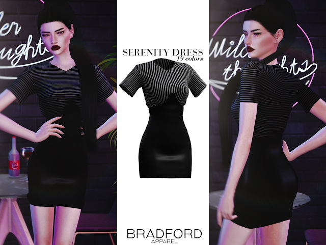 Sims 4 Serenity Dress by Victoria Kelmann at MURPHY
