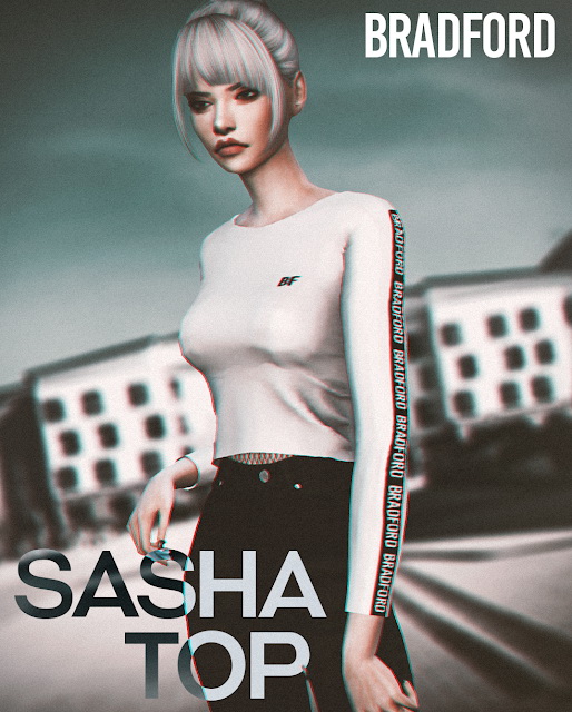 Sims 4 Sasha Top by Victoria Kelmann at MURPHY