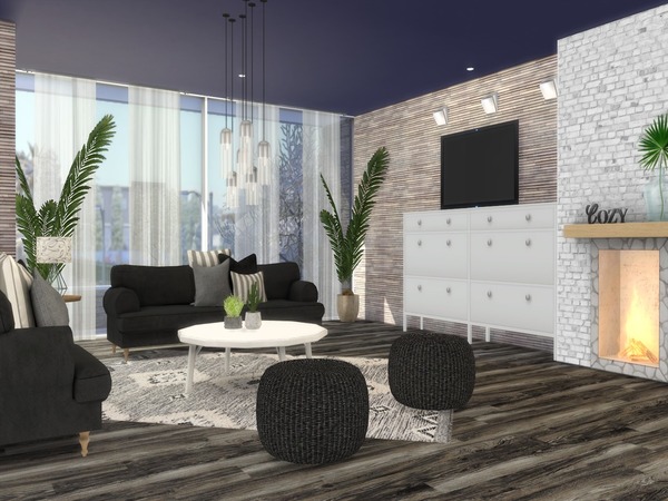 Sims 4 Noelle modern home by Suzz86 at TSR