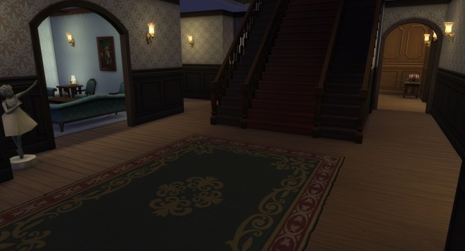 Sims 4 Hill House   Bisham Manor   NO CC by wouterfan at Mod The Sims
