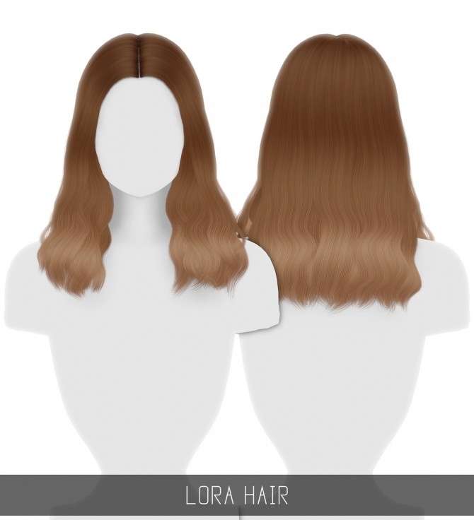 Sims 4 LORA HAIR + OMBRES at Simpliciaty