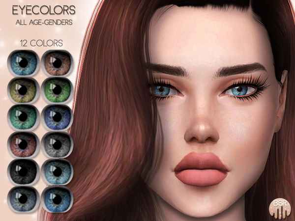 Sims 4 Realistic Eyecolors BES06 by busra tr at TSR