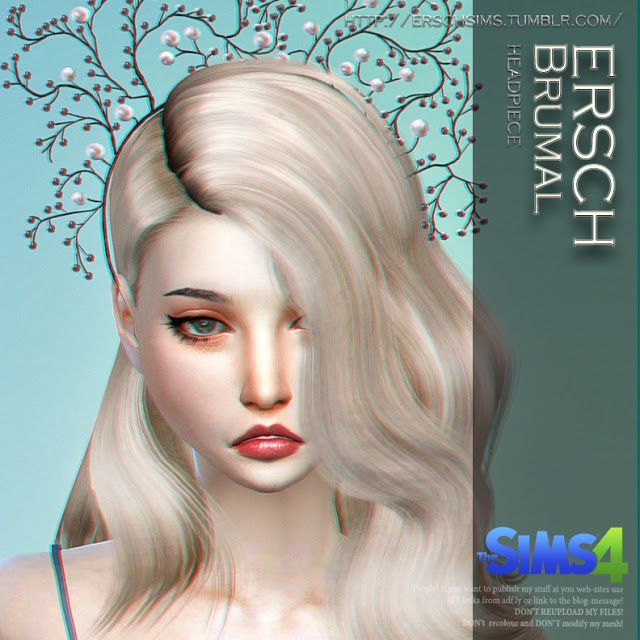 Sims 4 Brumal Headpiece at ErSch Sims