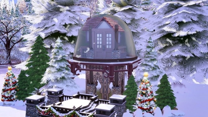 Sims 4 Snowglobe home at Akai Sims – kaibellvert