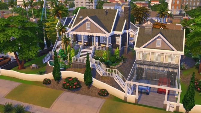 Sims 4 MID CENTURY CRAFTSMAN HOME at BERESIMS