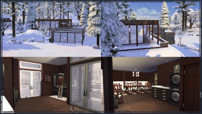 Sims 4 Smaller Modern Rental at GravySims
