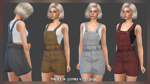 Sims 4 SET OF CLOTHES 9 at All by Glaza