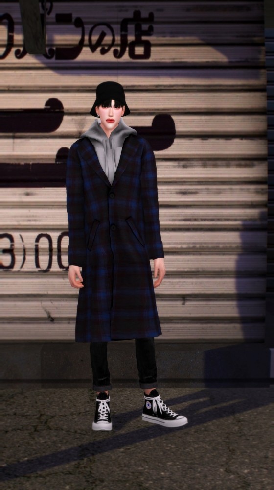 Sims 4 Hoodie Raglan Coat at Kiro