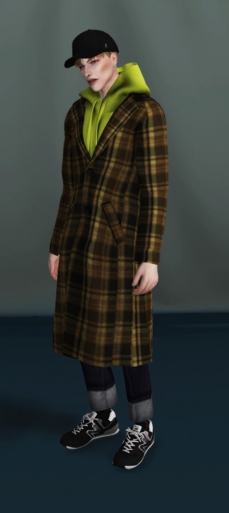Sims 4 Hoodie Raglan Coat at Kiro