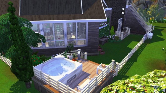 Sims 4 DULCET cabin in the Brindleton Bay forest at BERESIMS
