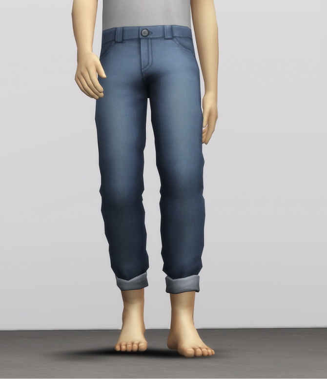 Basic Jeans Edit for Kids at Rusty Nail » Sims 4 Updates