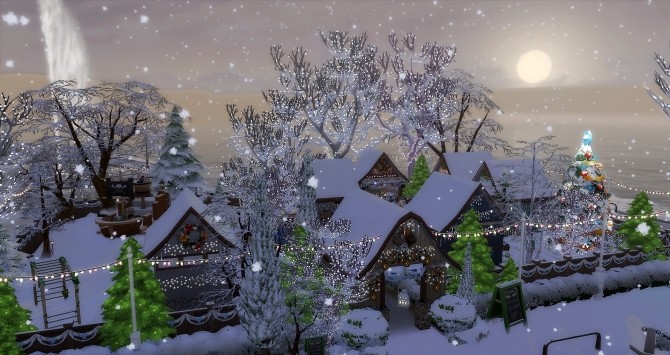 Sims 4 Windenburg Christmas Market by Angerouge at Studio Sims Creation