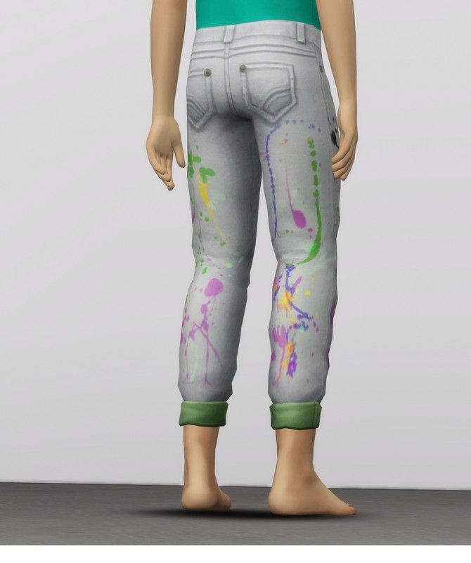 Sims 4 Basic Jeans Edit for Kids at Rusty Nail