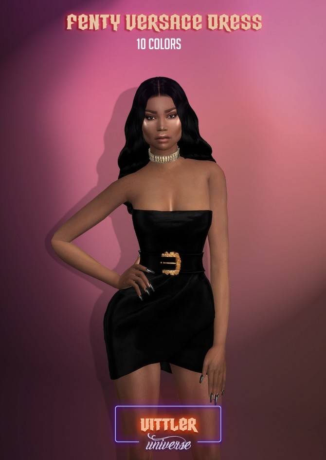 Sims 4 Designer Dress at Vittler Universe