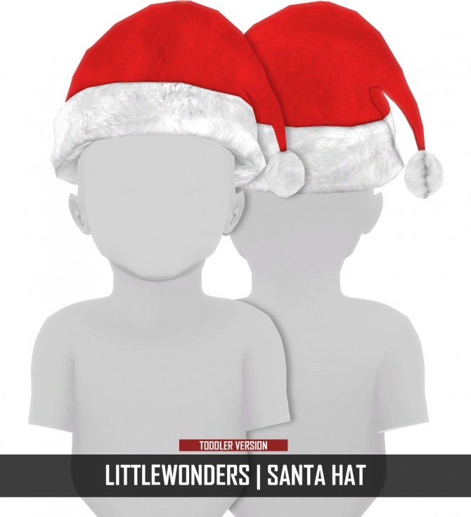 Sims 4 LITTLEWONDERS SANTA OUTFITS by Thiago Mitchell at REDHEADSIMS