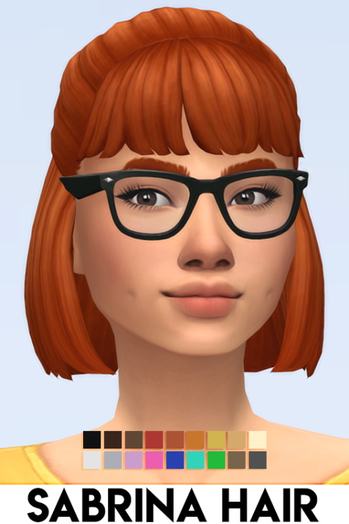Sims 4 SABRINA HAIR at Vikai