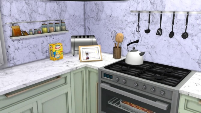 Sims 4 KITCHEN | Traditional House at MODELSIMS4