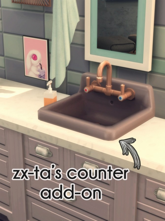 Sims 4 LUB DUP WOODEN FLOORS & RETRO BIG BASIN SINK at Picture Amoebae