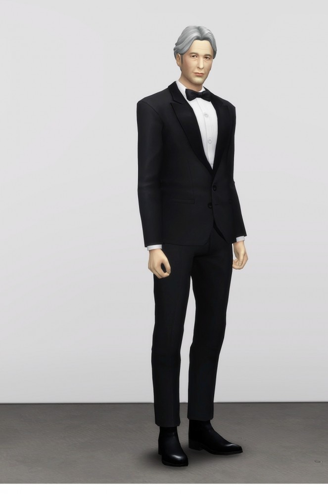 Sims 4 Bow tie for M suit top at Rusty Nail