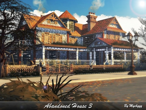 Sims 4 Abandoned House 3 by MychQQQ at TSR