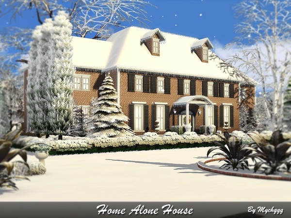 Sims 4 Home Alone House by MychQQQ at TSR