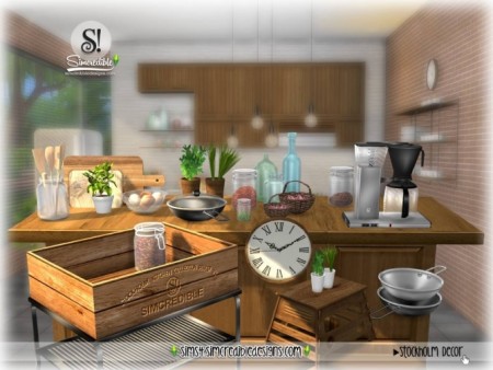 Stockholm kitchen Decor/Extras at SIMcredible! Designs 4