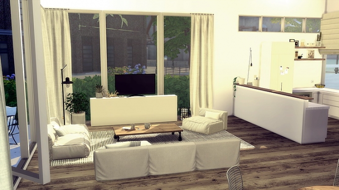 HAZEL MODERN LOFT at Zozo Sims » Sims 4 Updates