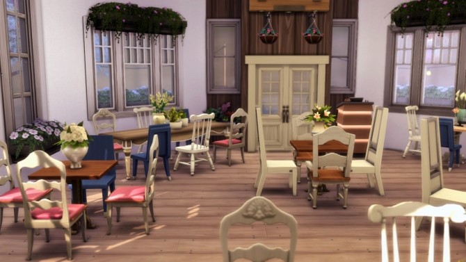 Sims 4 Flower Chamber Restaurant at Wiz Creations