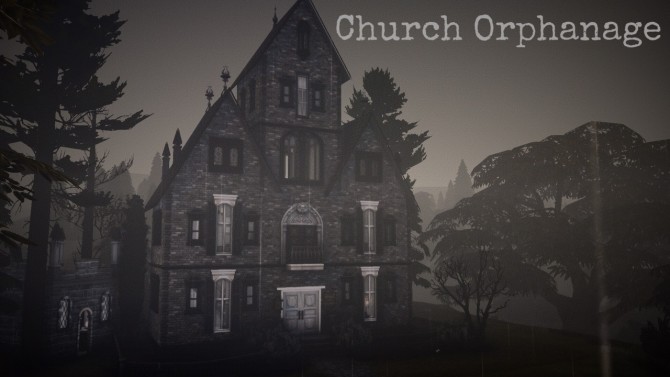 Sims 4 Church Orphanage at Wiz Creations