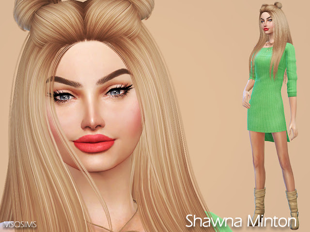 Sims 4 Shawna Minton at MSQ Sims