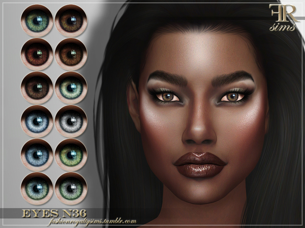 Sims 4 FRS Eyes N36 by FashionRoyaltySims at TSR