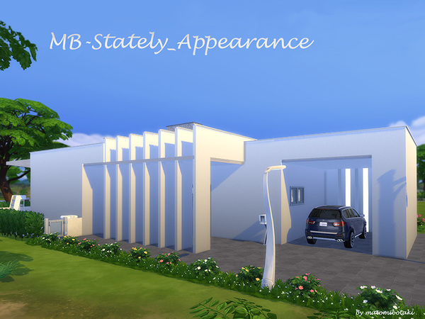 Sims 4 MB Stately Appearance house by matomibotaki at TSR