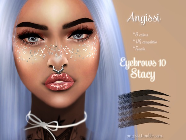 Sims 4 Stacy Eyebrows 10 by ANGISSI at TSR