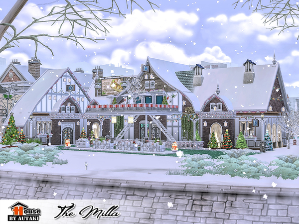Sims 4 The Milla restaurant by autaki at TSR