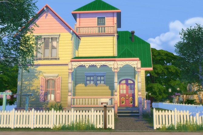 Sims 4 Pippi’s house Villa Villekulla at Alial Sim