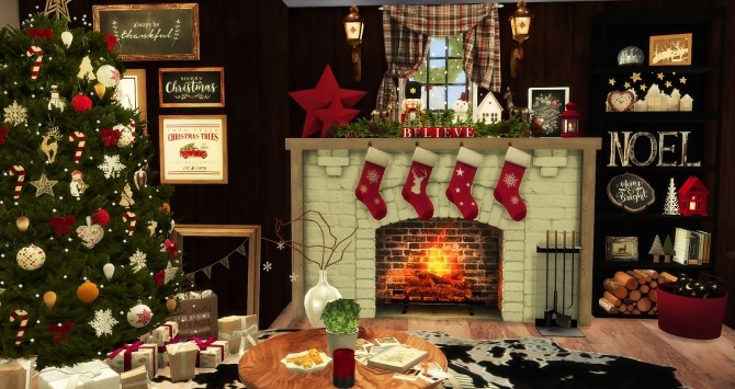 Sims 4 Christmas Cottage at Ruby’s Home Design