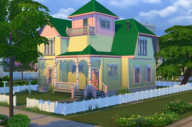 Sims 4 Pippi’s house Villa Villekulla at Alial Sim