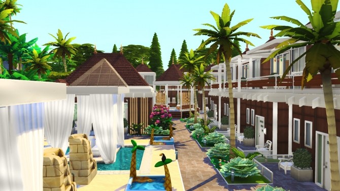 Sims 4 VOLCANO RESORT at BERESIMS