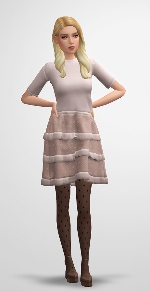 Sims 4 Dress Red Valentino at Nyuska