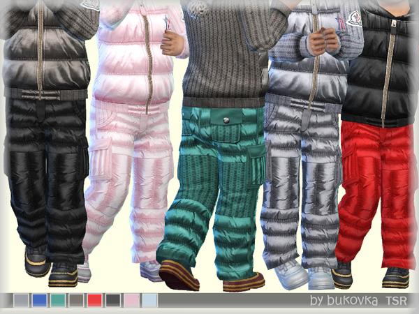 Sims 4 Down Pants by bukovka at TSR