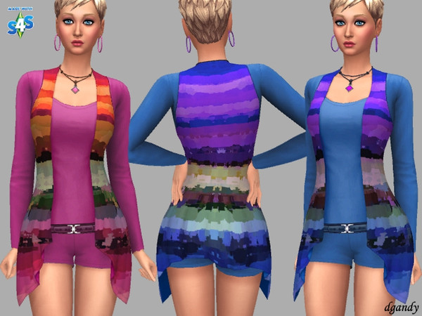 Sims 4 Beth outfit by dgandy at TSR