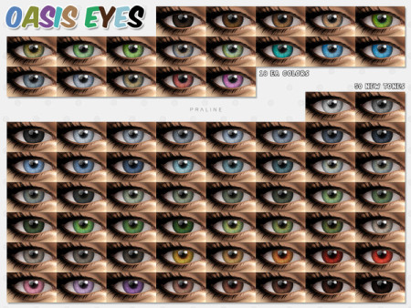 Oasis Eyes N155 by Pralinesims at TSR » Sims 4 Updates