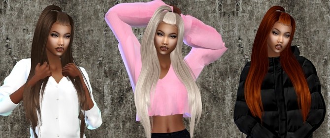 Sims 4 Radiant Hair Recolor at Teenageeaglerunner