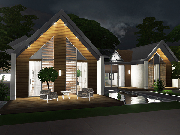Sims 4 Rivka cottage by Rirann at TSR