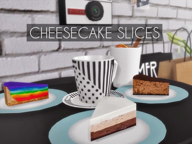 Sims 4 Cheesecake Slices at Descargas Sims