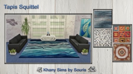 SQUITTEL rugs by Souris at Khany Sims