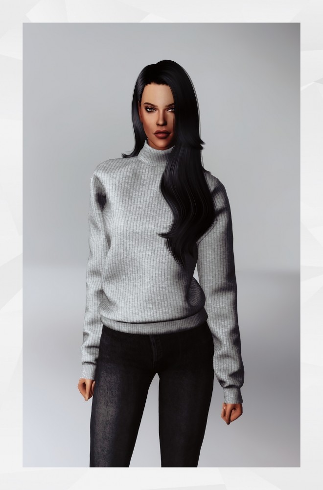 Sims 4 Basic Turtleneck Sweater at Gorilla