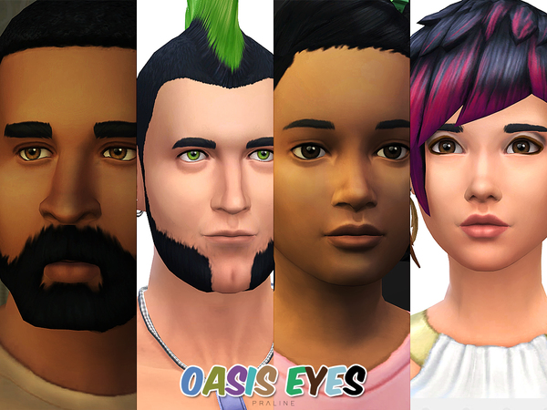 Sims 4 Oasis Eyes N155 by Pralinesims at TSR