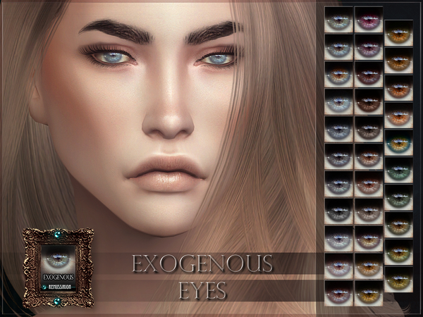 Sims 4 Exogenous Eyes by RemusSirion at TSR